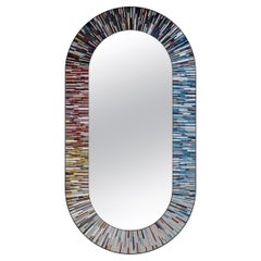 Stadium Piaggi Multicolour Glass Mosaic Mirror by Piaggi