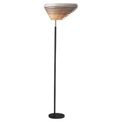 Alvar Aalto “Angel Wing” Floor Lamp for Valaistustyö Ky, Finland 1954