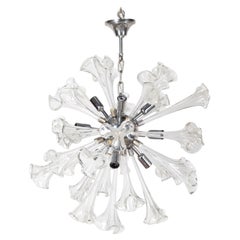 20th Century Murano Flower Starburst Hanging Light