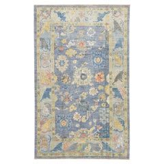 Gray Modern Sultanabad Handmade Floral Room Size Wool Rug