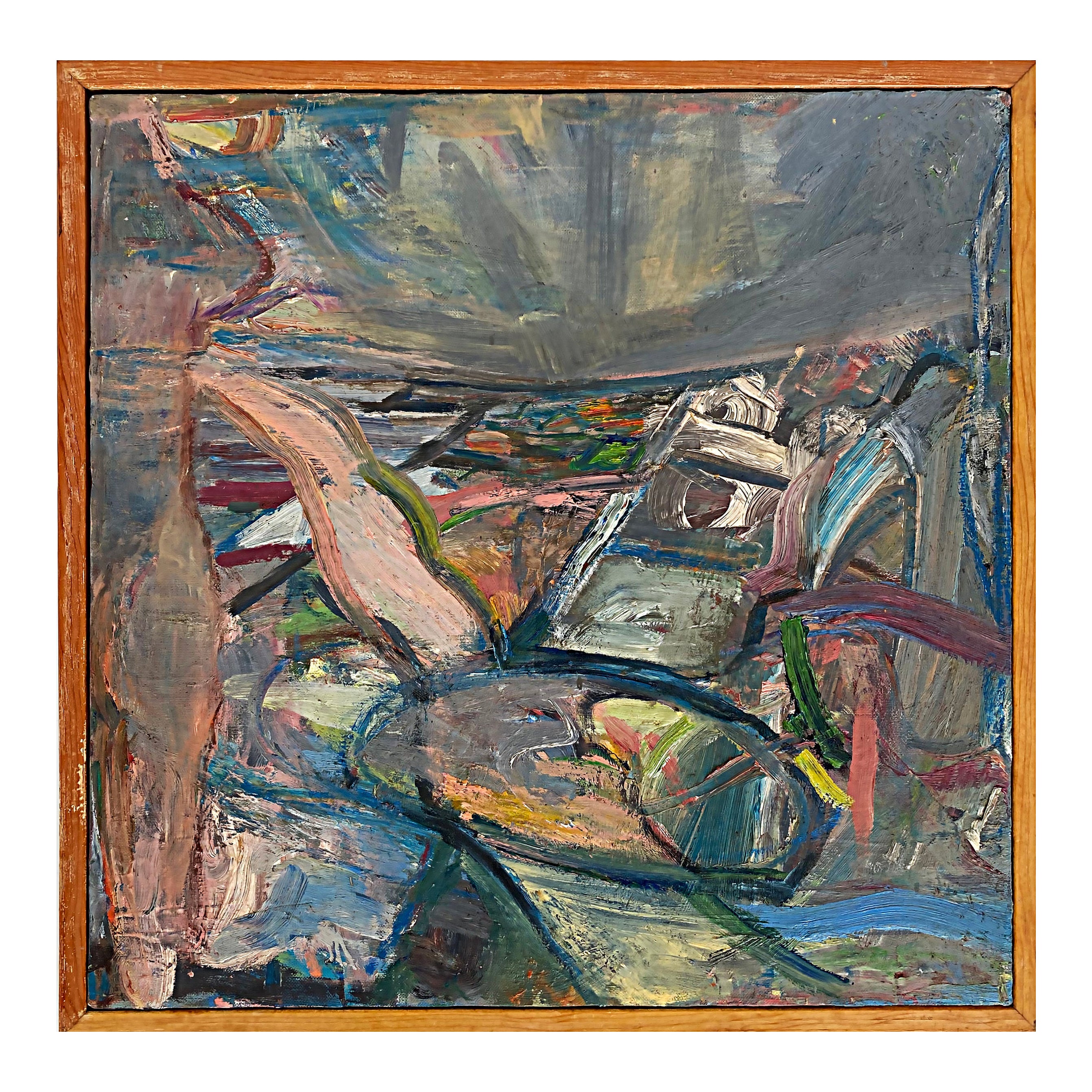 Vintage Warren Fischer Abstract Painting