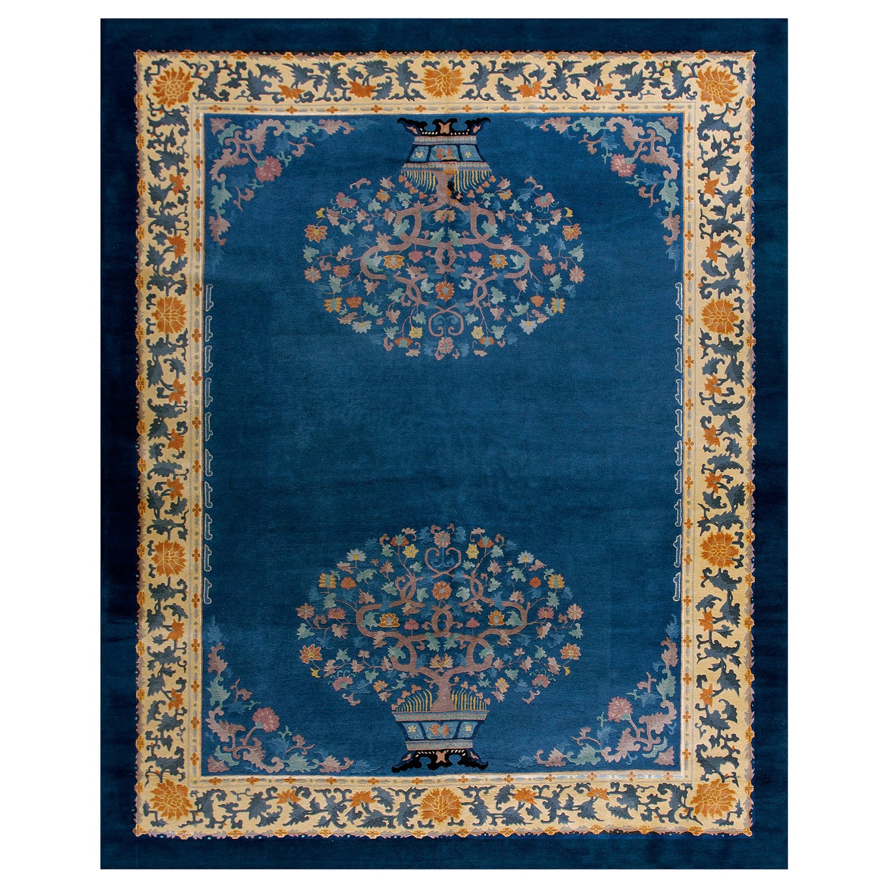 Early 20th Century Chinese Peking Carpet (  9'4'' x 11'9''  285 x 358 ) For Sale