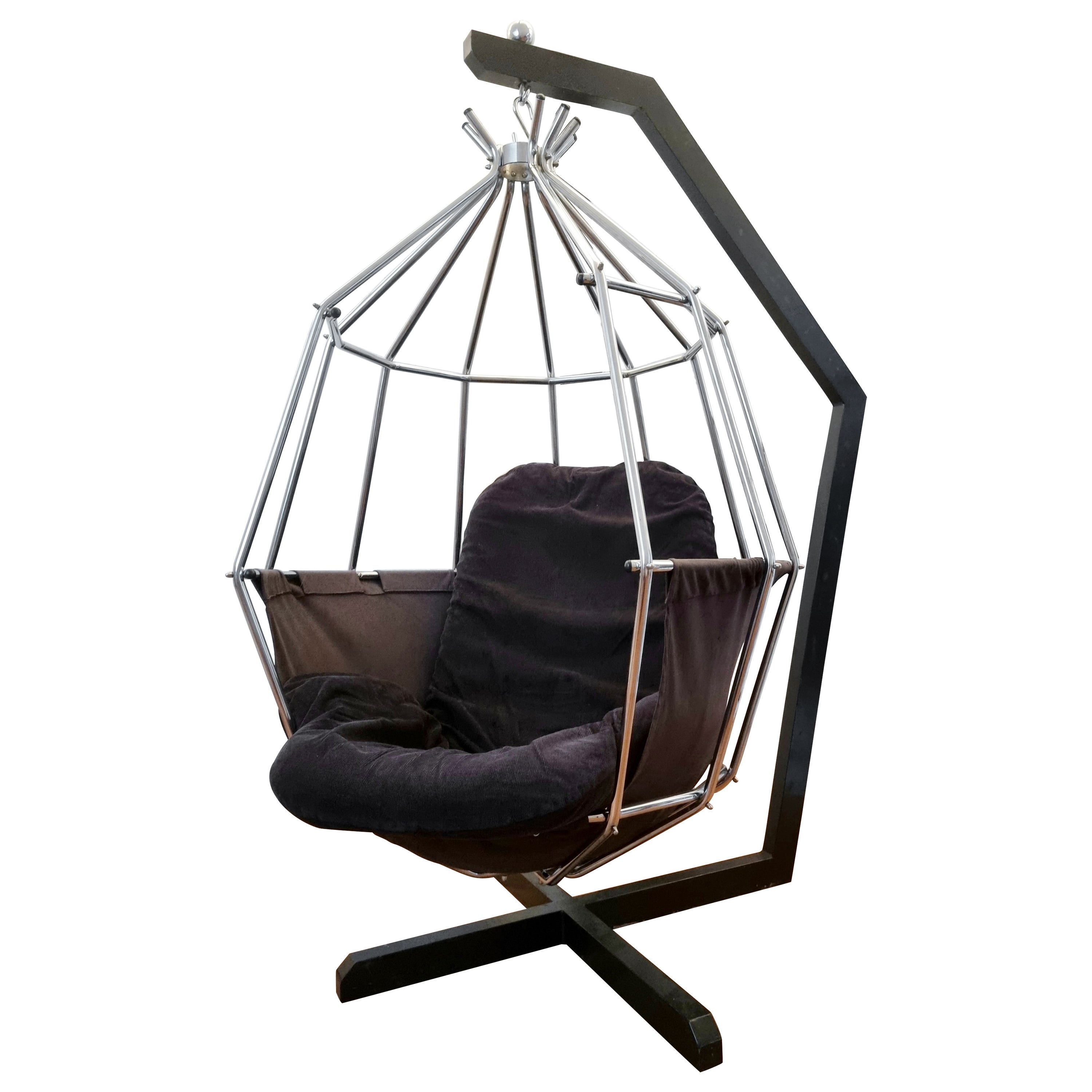 Iconic midcentury Scandinavian modern, "Parrot Chair" / Pepegojan, Swedish 1970s