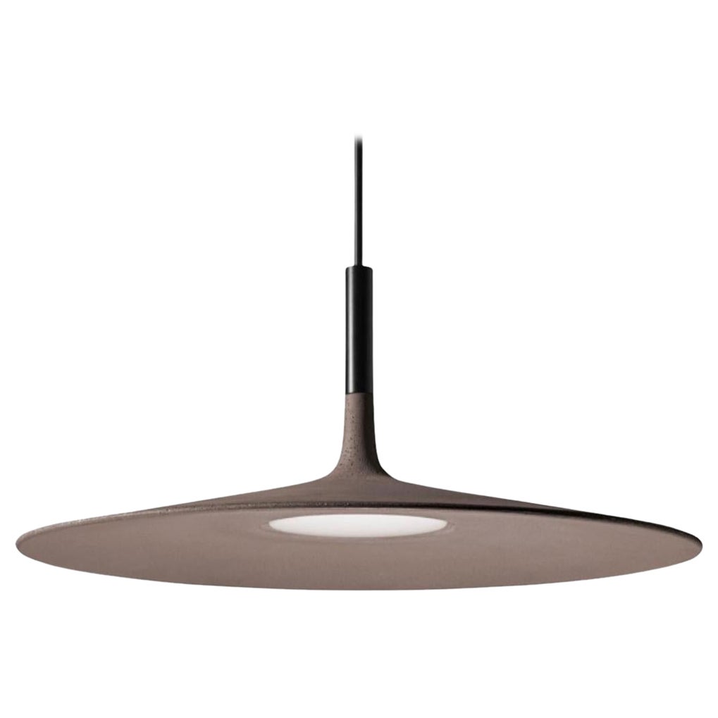 Lucidi & Pevere Large ‘Aplomb’ Concrete Pendant Lamp in Maroon for Foscarini For Sale