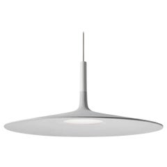 Lucidi & Pevere Large ‘Aplomb’ Concrete Pendant Lamp in White for Foscarini