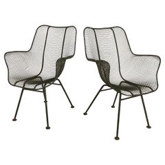 Pair of Vintage 1950's Sculptura Lounge Chairs by Russell Woodard
