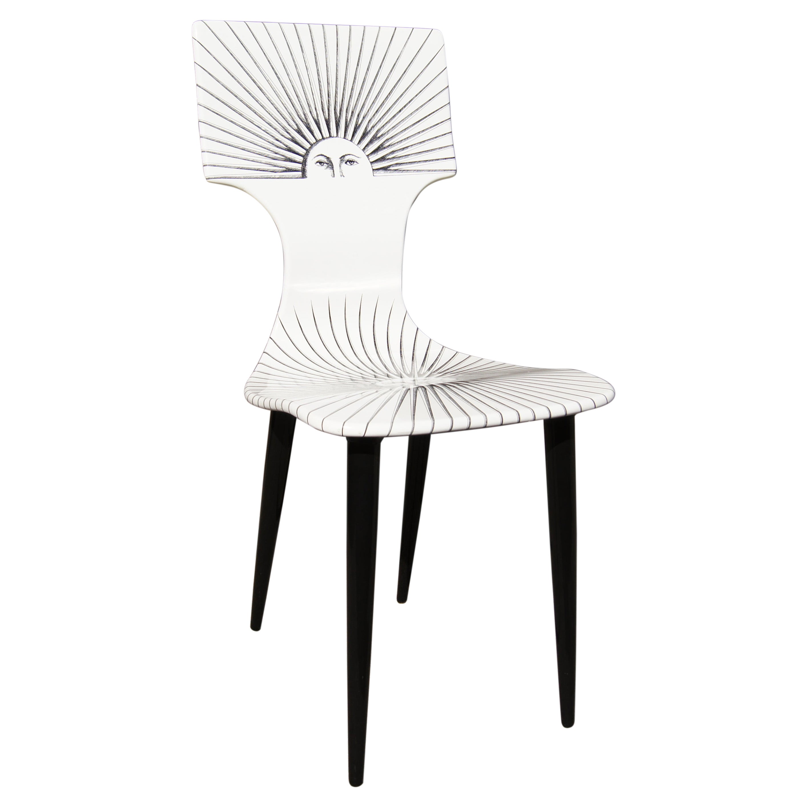 Sole Chair by Piero Fornasetti for Fornasetti Milano For Sale