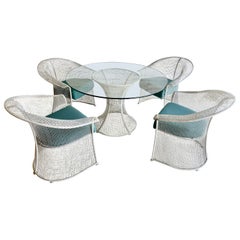 Used Russell Woodard Wire Formed Patio Set