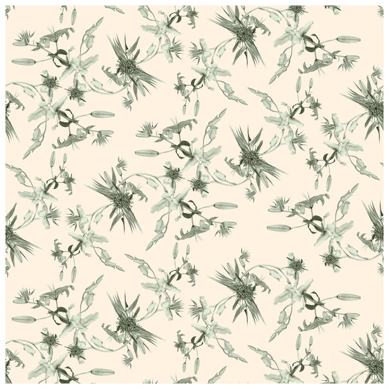 Paradise Floral Wallpaper For Sale at 1stDibs