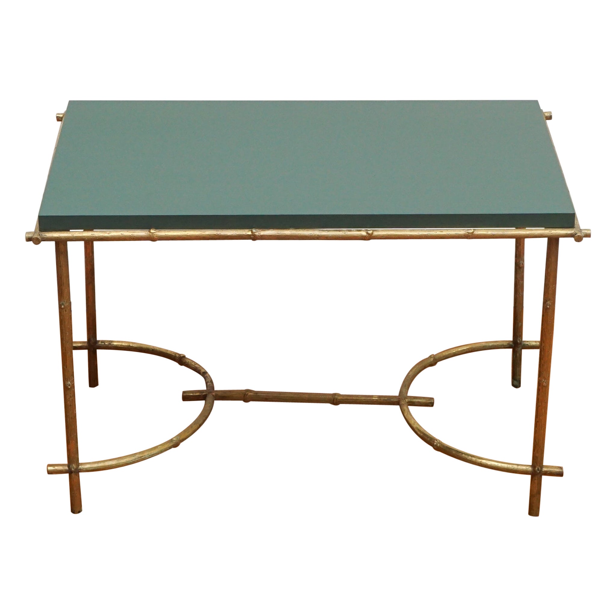 Französischer Faux Bamboo Couchtisch