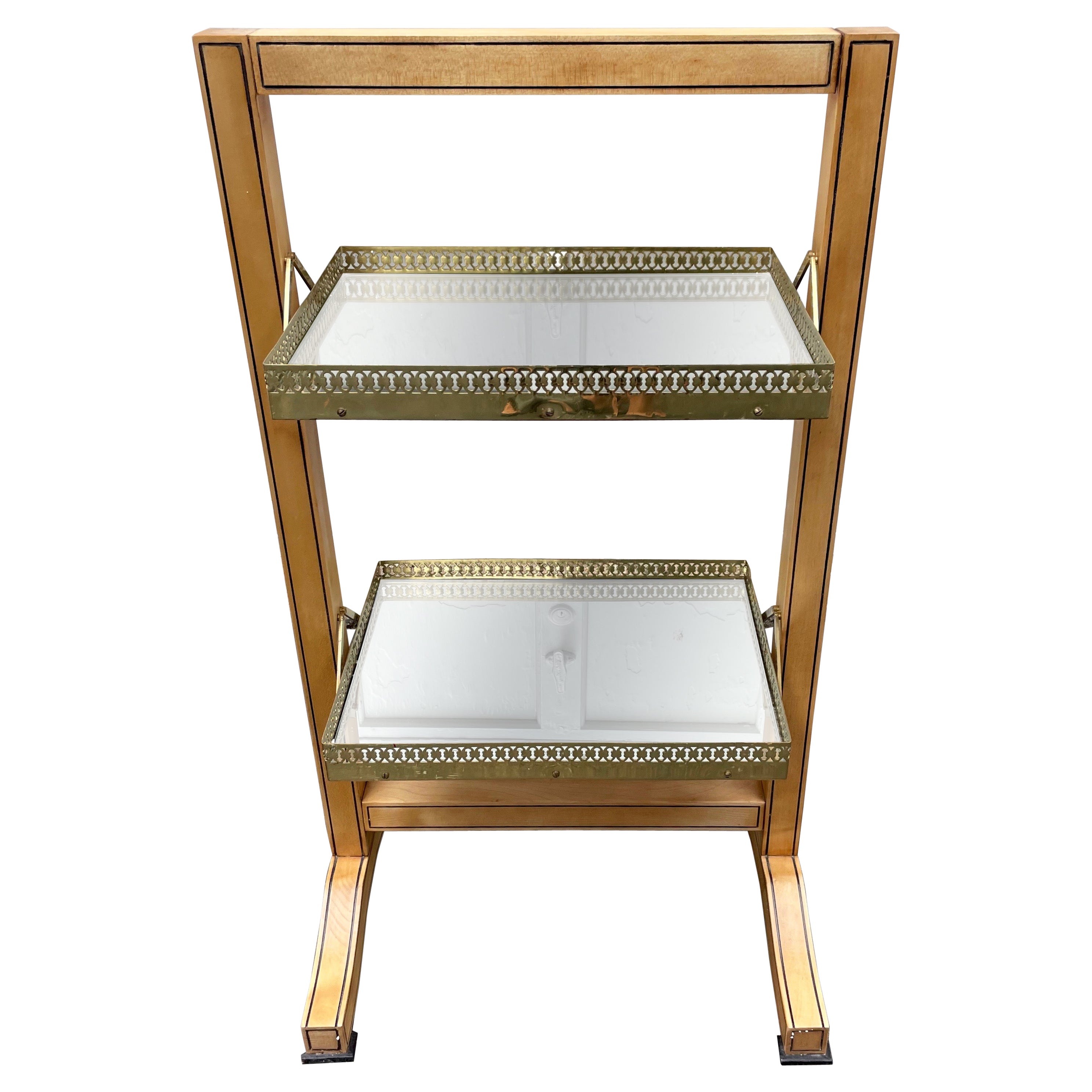 Mid-Century Dessert Etagere Stand For Sale