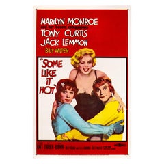 'Some Like It Hot' Original Vintage Movie Poster, American, 1959