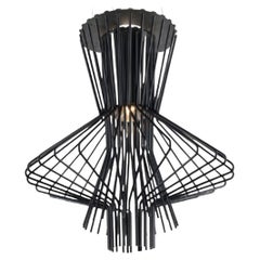 Atelier Oi ‘Allegretto Ritmico’ Chandelier Lamp in Graphite for Foscarini