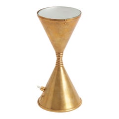 Mid-Century Brass Diabolo Lamp