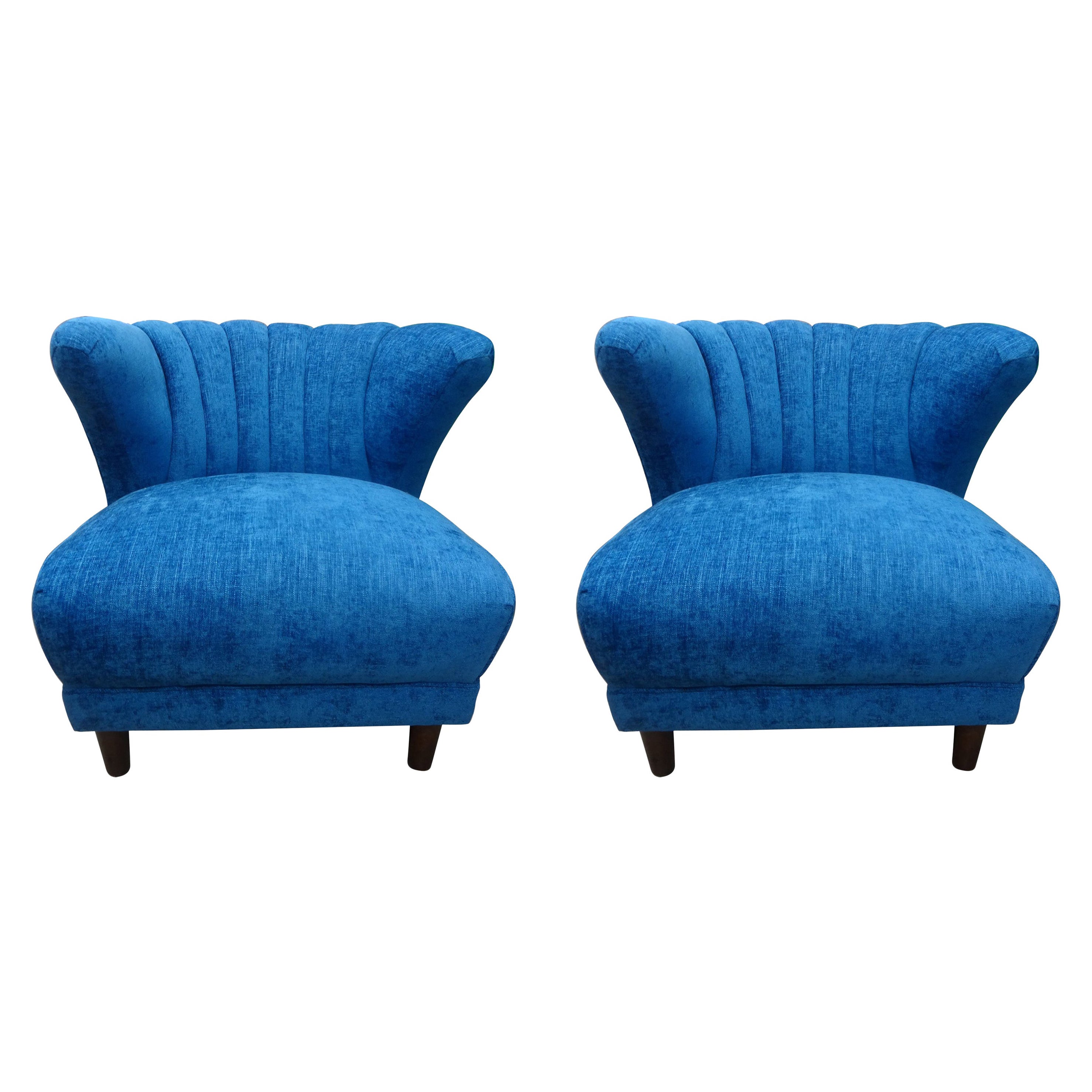 Pair of Midcentury Lounge Chairs by Karpen of California