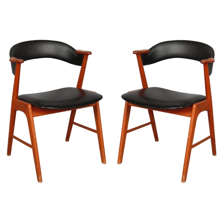 Pair of Kai Kristian ‘KS Møbler’ Arm Chairs For Sale at 1stDibs