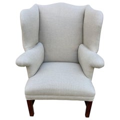 Fauteuil ancien Wingback