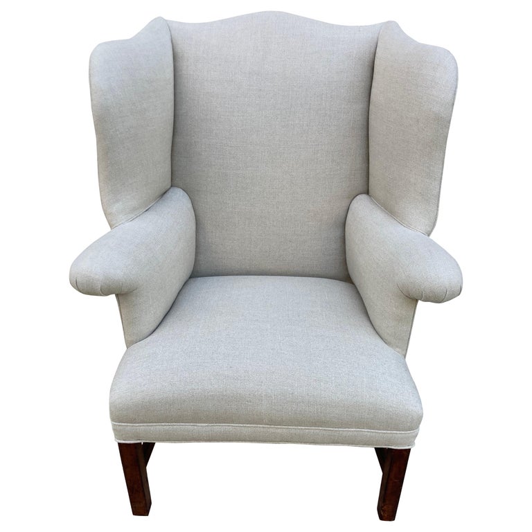 Antique Wingback Chair For Sale at 1stDibs