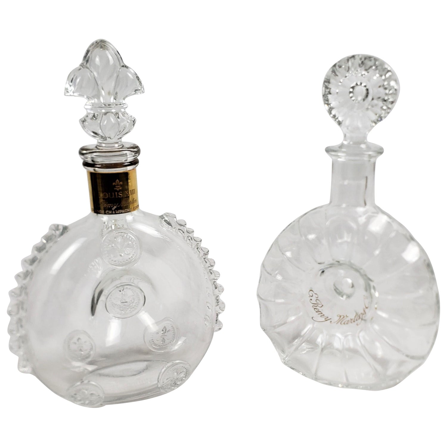 Lot - Baccarat French crystal Remy Martin Louis XIII cognac decanter bottle.  11H x 6 1/2Diam.