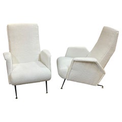 Pair of Italian Mid-Century Armchairs