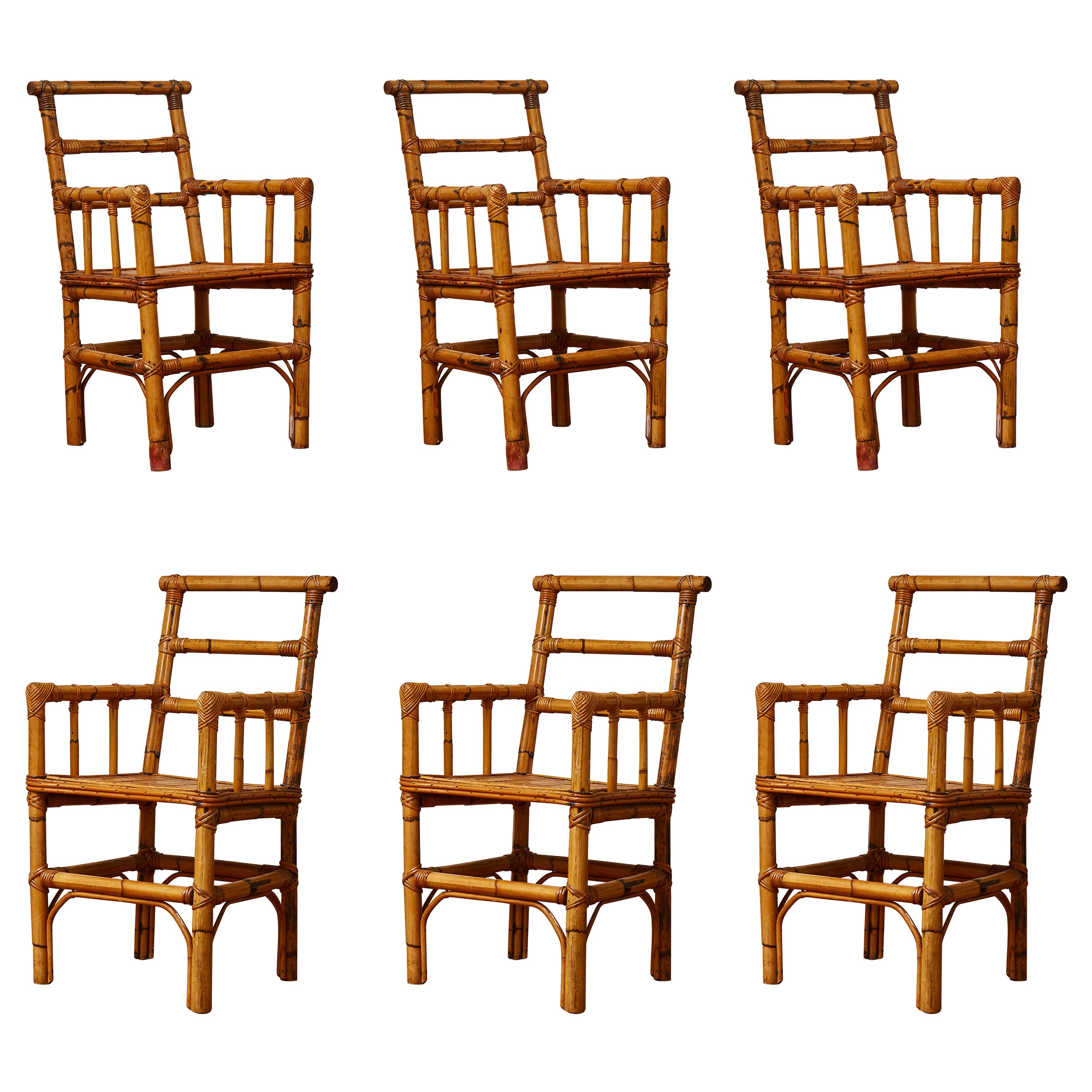Set of 6 Vintage Chairs, 70s