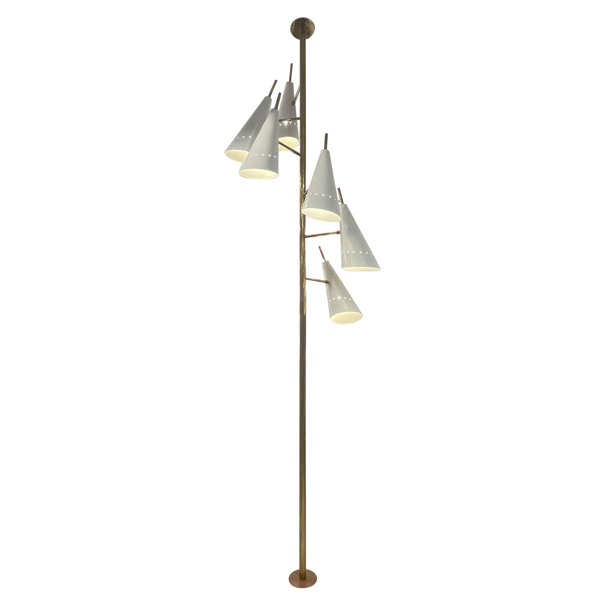 Floor Lamp "Tension" in the Style of Stilnovo, Italy, 1980s For Sale