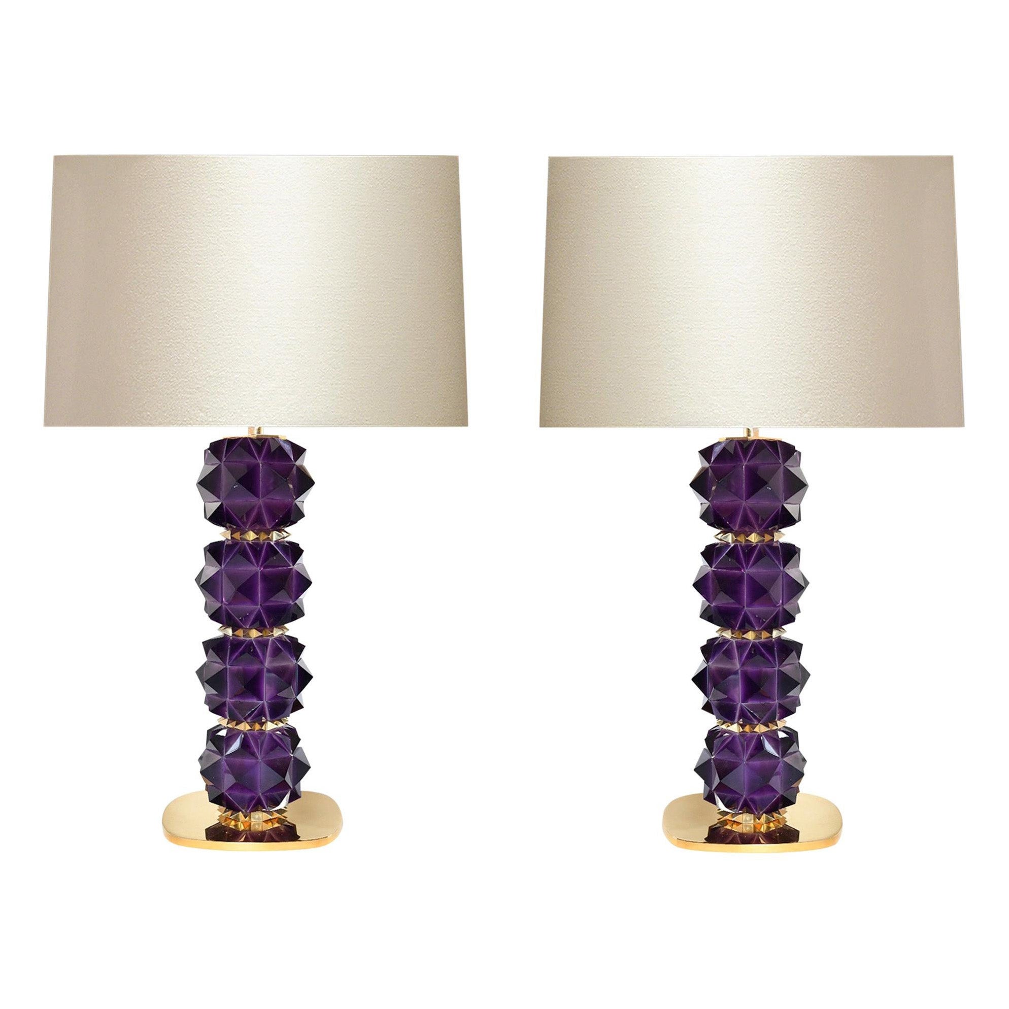 Lampen mit Amethystmotiv „ Candy I“ von Phoenix