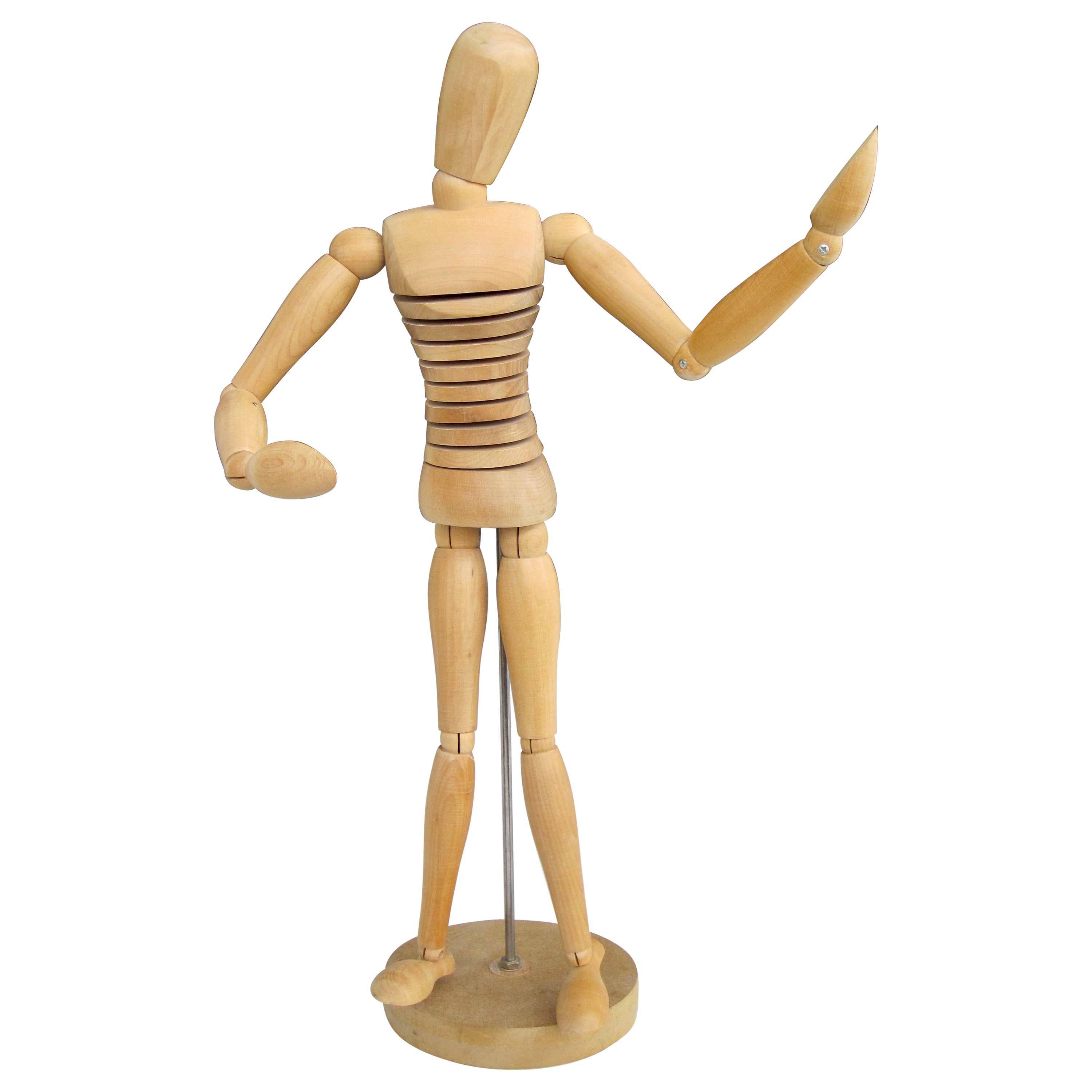 Posable Jointed Wooden Human Figure Artist Mannequin For Sale