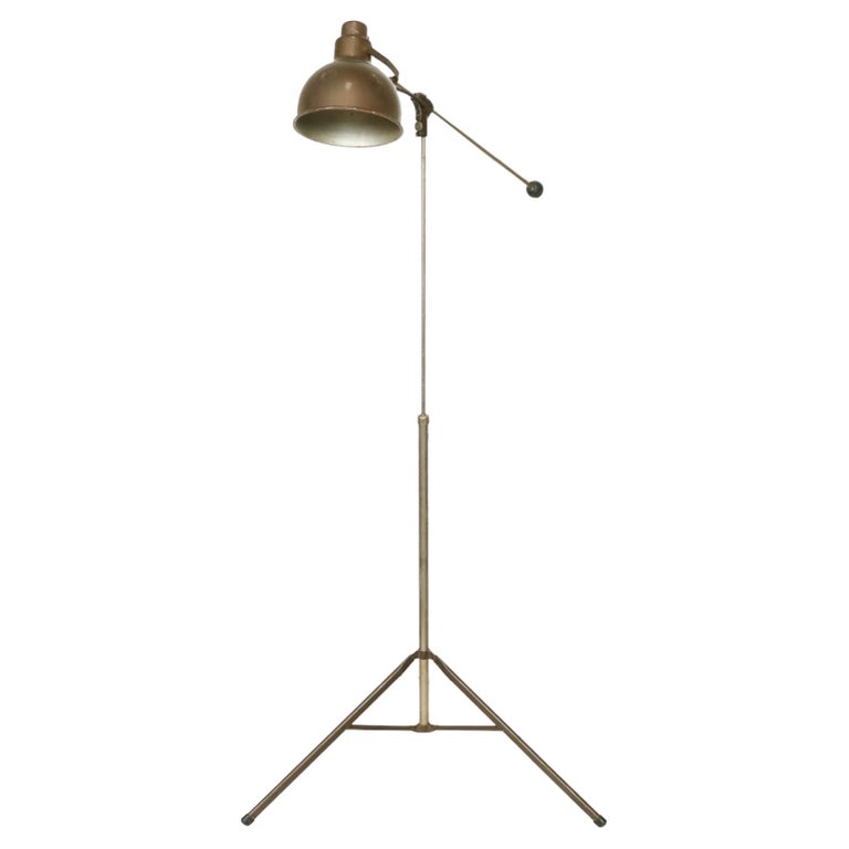 Industrial Vintage Floor Lamp For Sale