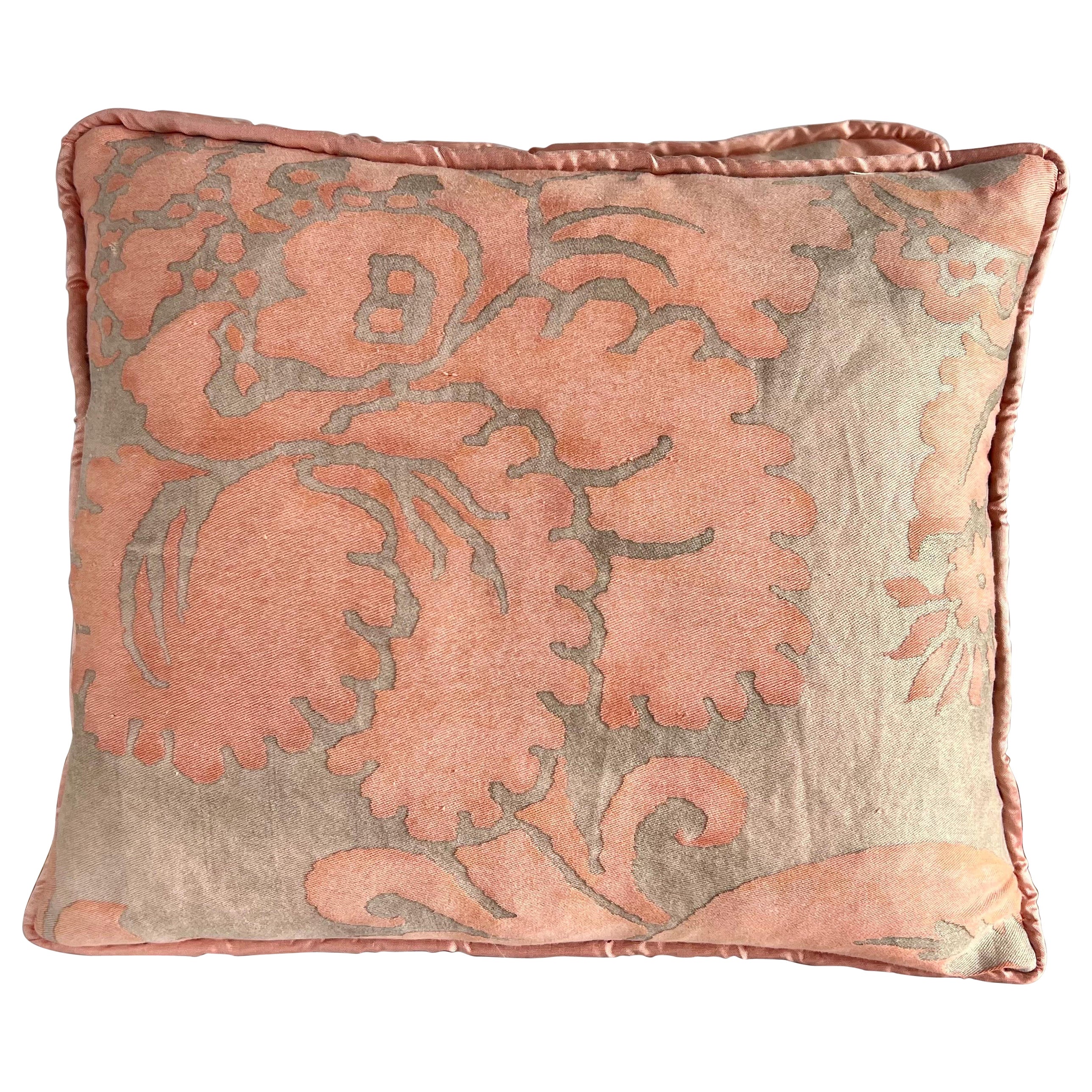 Pair of Custom Petite Fortuny Pillows