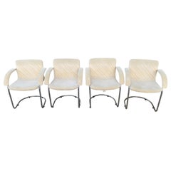 Set of Four Gino Sarfatti Dining Chairs by Saporiti Italia for Reupholstery