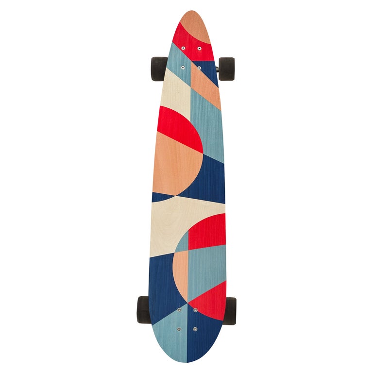 Marquetry Pintail Longboard For Sale at 1stDibs