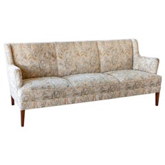 Klassisches dänisches Dreisitzsofa von Frits Henningsen aus der Mitte des Jahrhunderts 1950er Jahre