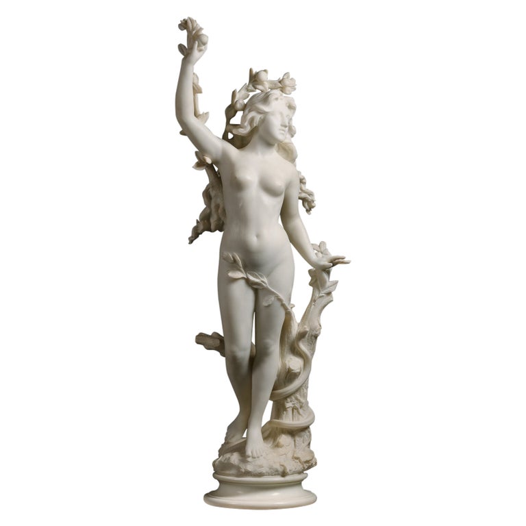 Original Sin' - A White Statuary Marble Figure of Eve by Ildebrando  Bastiani For Sale at 1stDibs