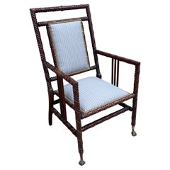 Hunzinger Wood Framed Arm Chair