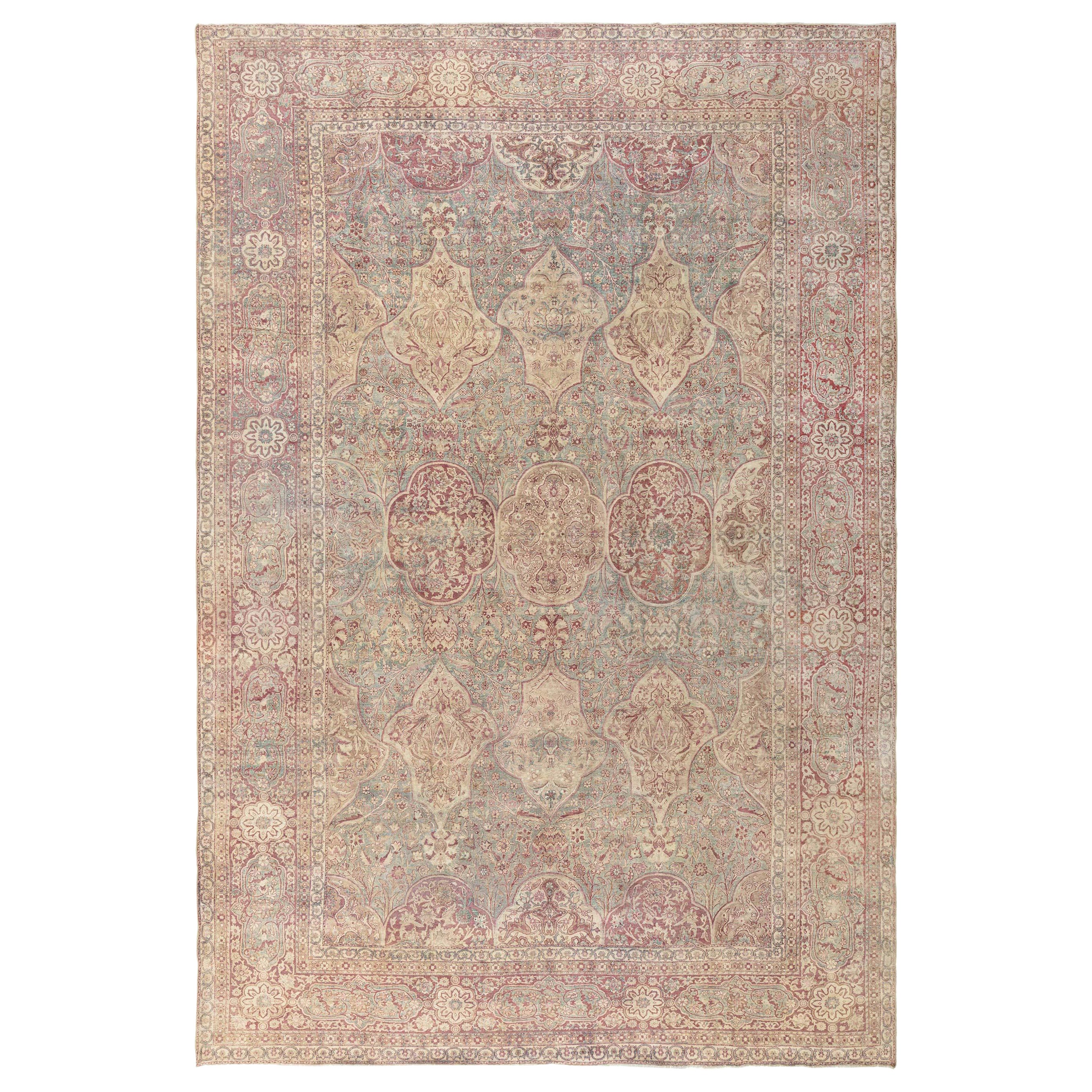 Doris Leslie Blau Antique Persian Kirman Rug