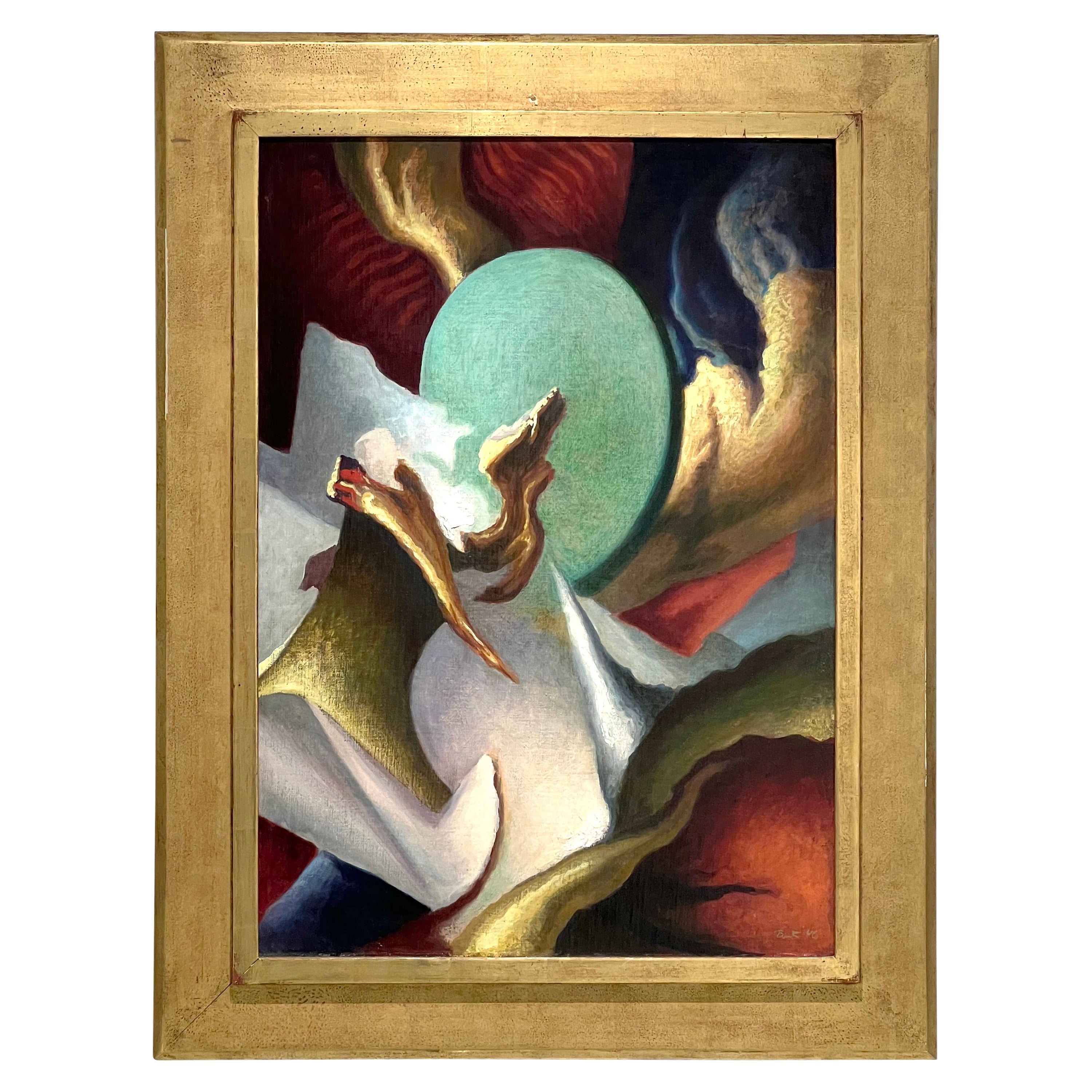 „FANTASY“ Öl auf Leinwand von Thomas Hart Benton im Angebot