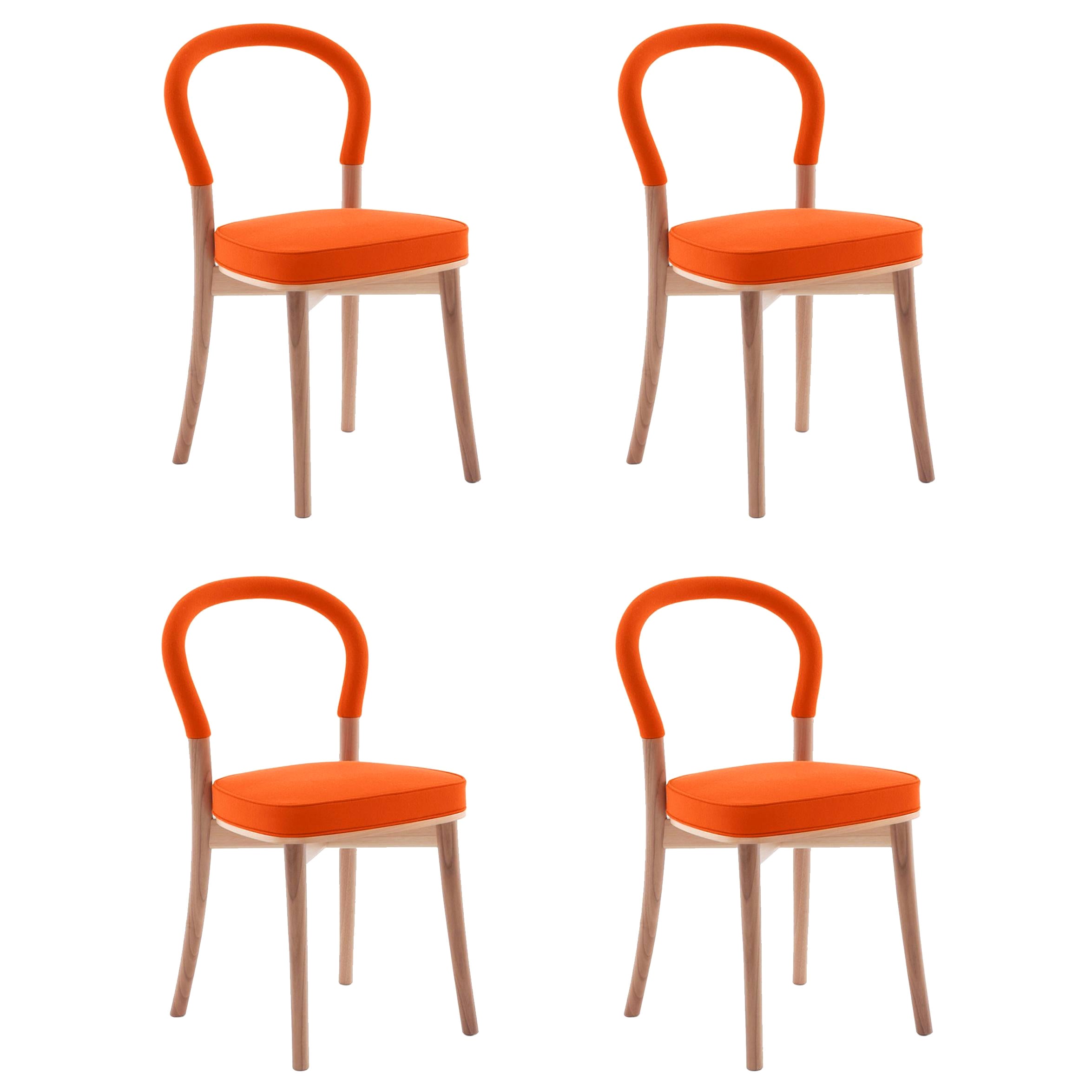Set of Four Erik Gunnar Asplund 501 Göteborg Chair by Cassina For Sale