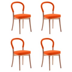 Set of Four Erik Gunnar Asplund 501 Göteborg Chair by Cassina