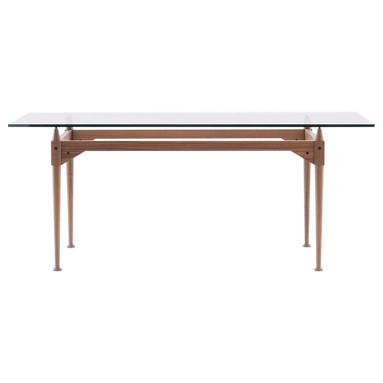 Franco Albini TL3 Table, Wood and Glass by Cassina For Sale