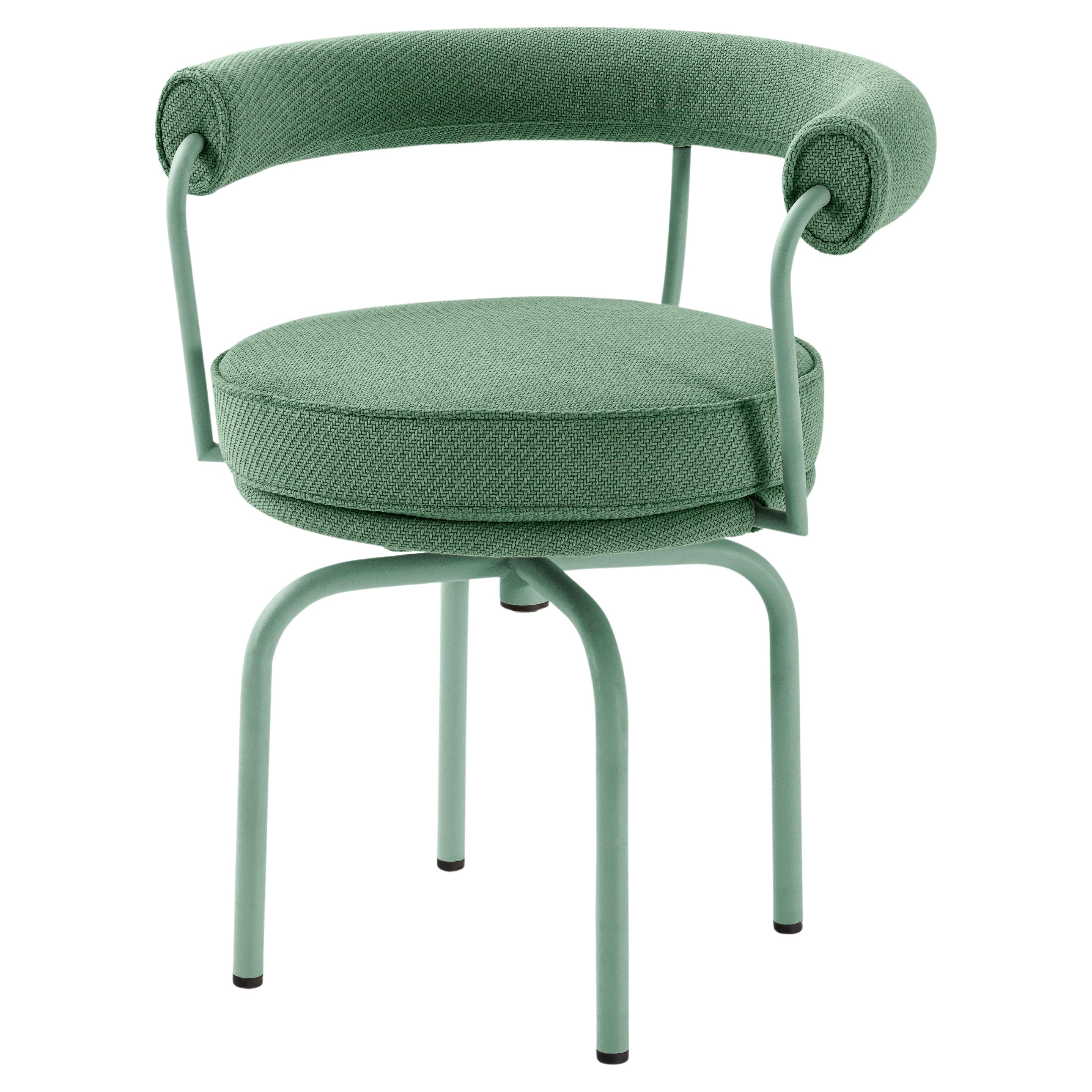 Charlotte Perriand Outdoors Green LC7 Chair by Cassina For Sale
