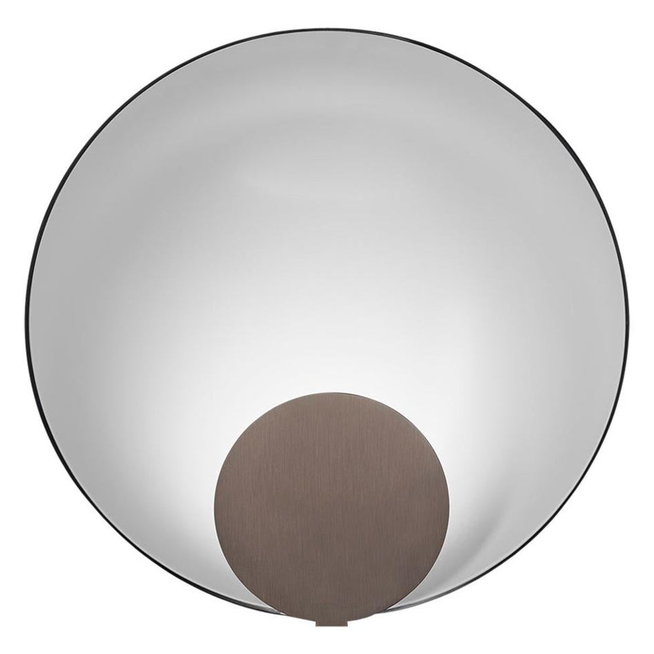 La petite lampe de bureau Marta Perla en bronze satiné "Siro" d'Oluce