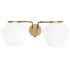 Henrik Tengler DK Two Arms Wall Lamp by Konsthantverk