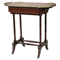 Antique Regency Rosewood Games Table