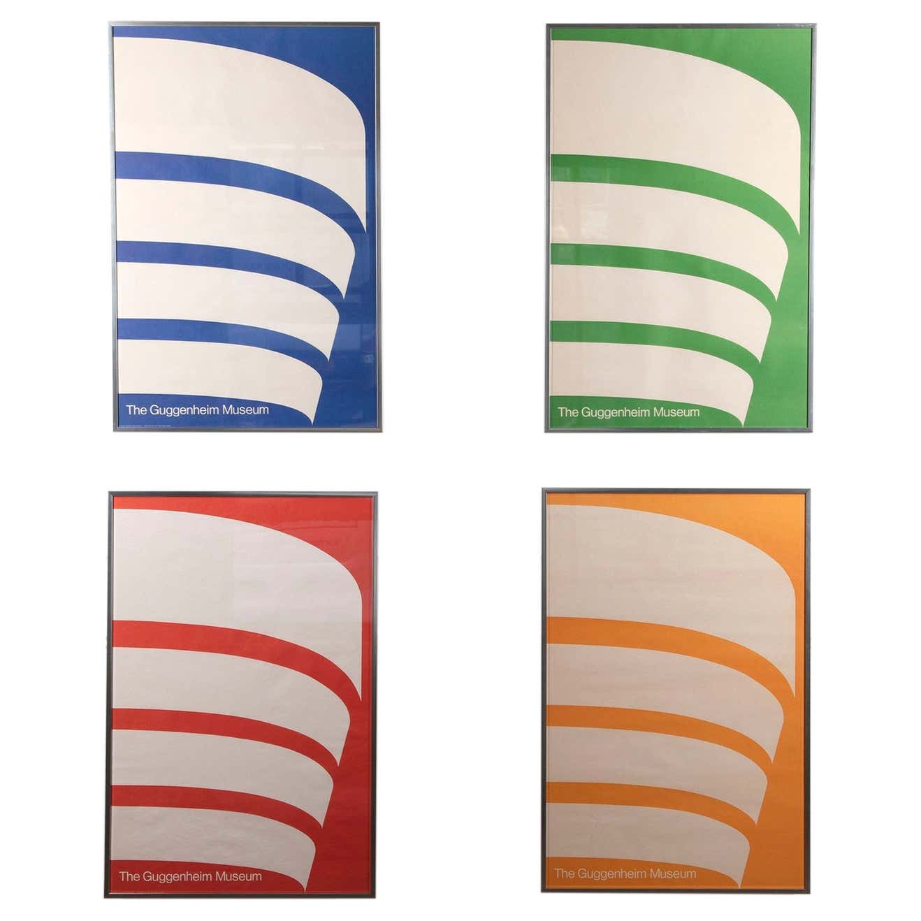 Original Set Of Four Guggenheim Posters For Sale At 1stDibs original-set-of-four-guggenheim-posters-for-sale-at-1stdibs