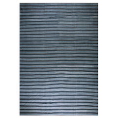 Tapis Dhurrie indien en coton du début du 20e siècle ( 40,64 x 40,64 cm)  508 x 510 )