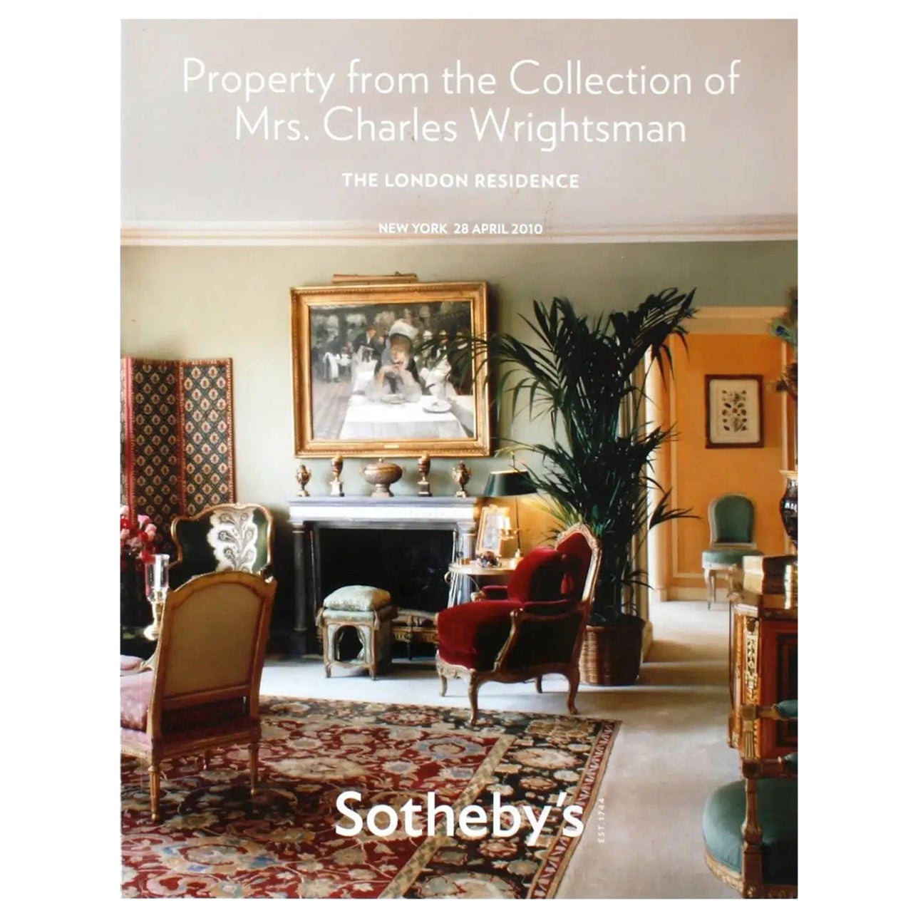 Sotheby's Property from Collection of Mrs. Charles Wrightsman, London Residence