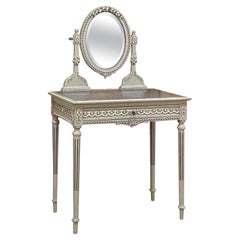 Tocador de mármol pintado Antique French Louis XVI