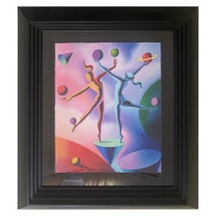 Signé en édition limitée Giclee Intitulé "Essence of Creation" par Mark Kostabi