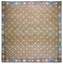 Antiker indischer Dhurrie-Teppich